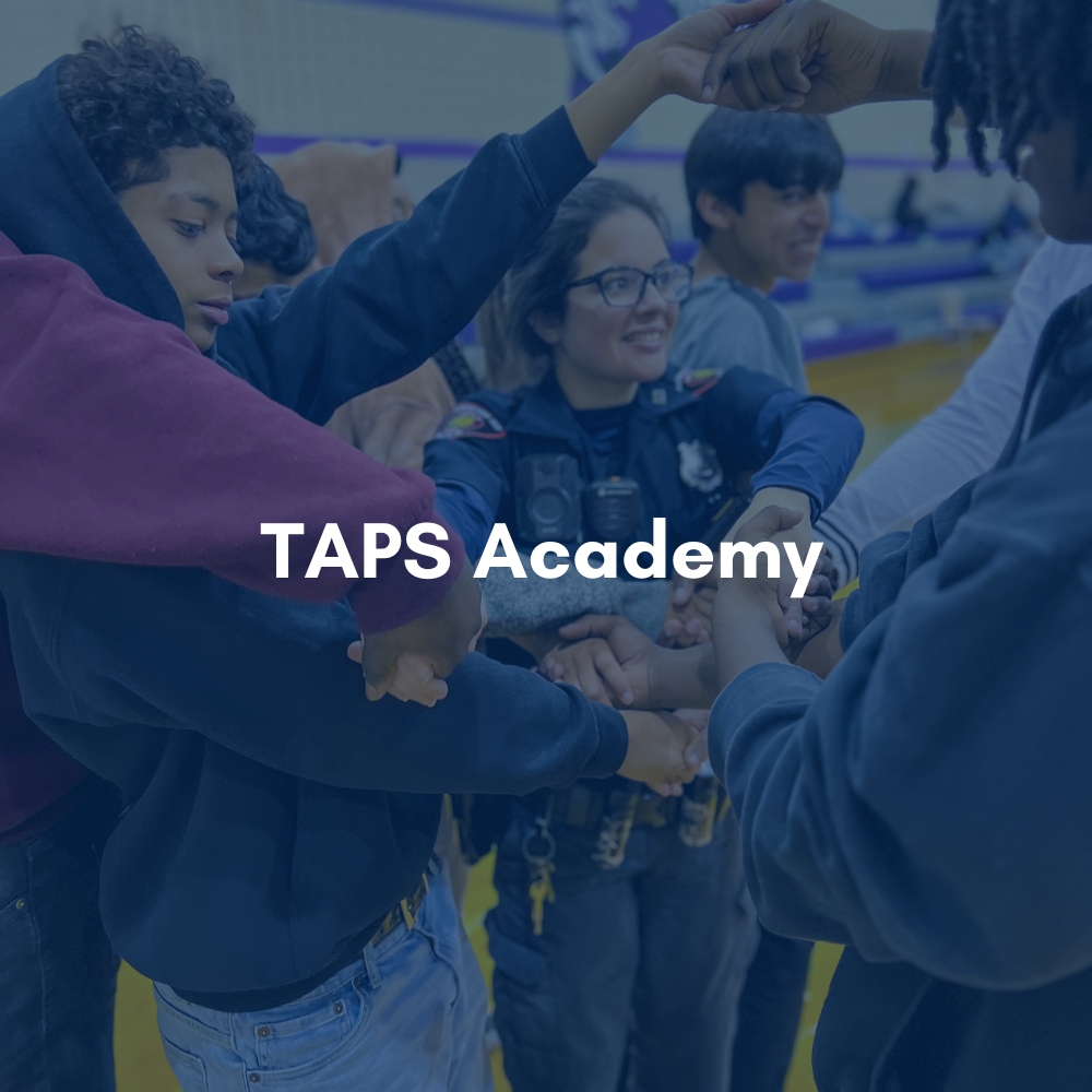 Teen And Police Service (TAPS) Center's Blue Puzzle Piece Linking to the Programs Page